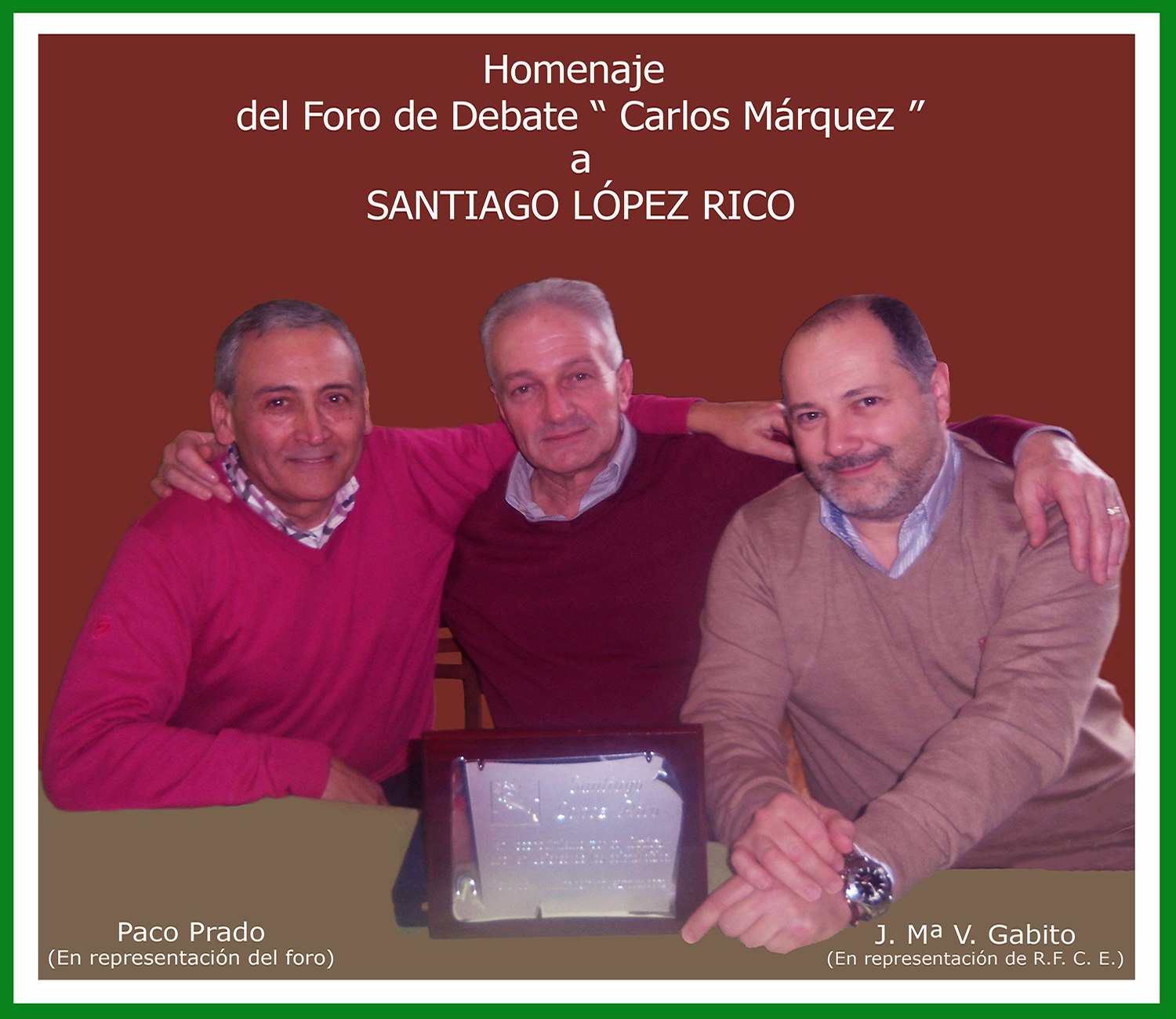 Homenaje a Santiago Lopez Rico